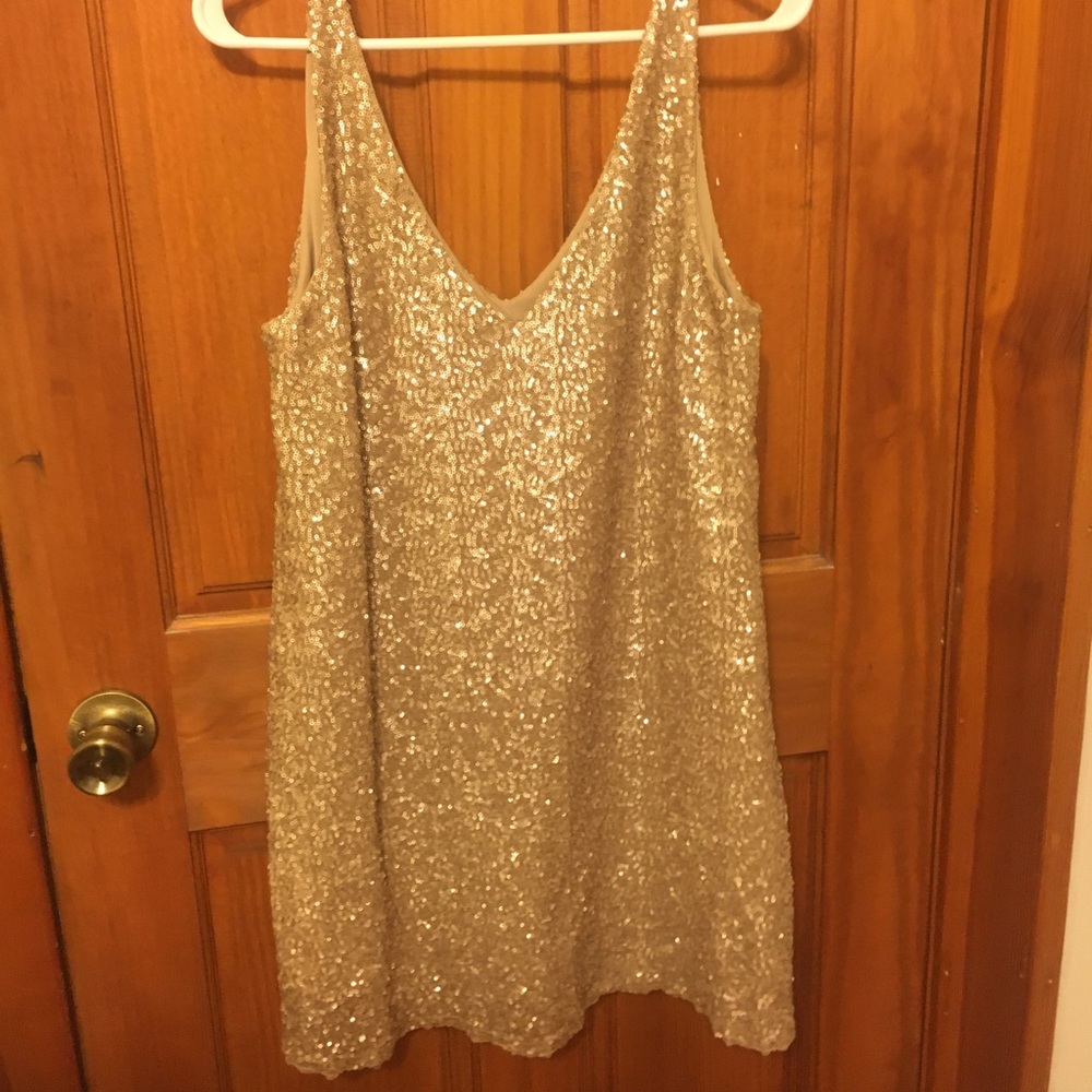 Vintage Style Sequin Dress